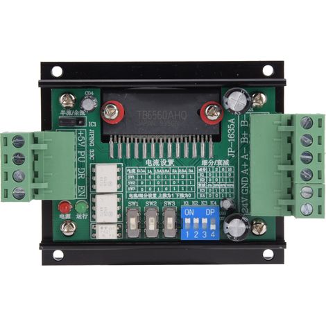 Einwellen-Schrittmotortreiber TB6560AHQ-Chip, hohe Drehzahl, mit Gehäuse, 3,5 A, 12–32 V (1/5)