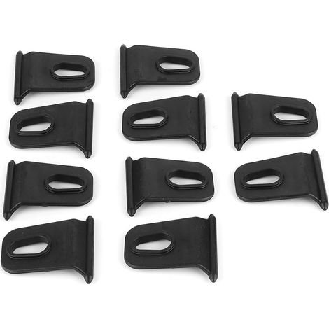 Lot de 10 crochets auvent portables, cintres vêtements, support organiseur mural facile à installer pour camping-car et van (1/5)