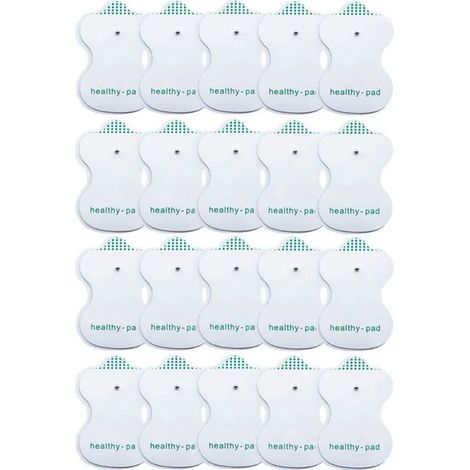 Électrodes auto-adhésives pour appareils de physiothérapie électrique TENS, stimulateur musculaire, patchs de massage corporel à basse fréquence 05471