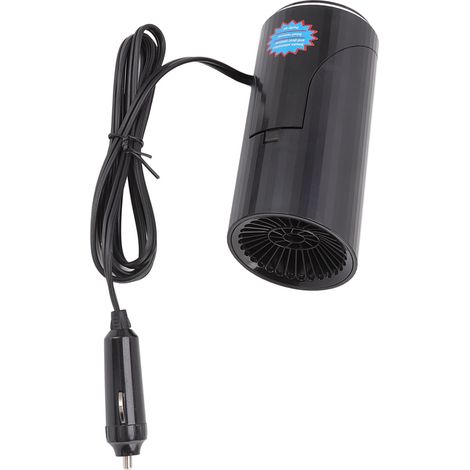 Chauffage de voiture portable avec fonction allume-cigare, désembuage et dégivrage, chauffe rapide et froide. Base rotative. (1/5)