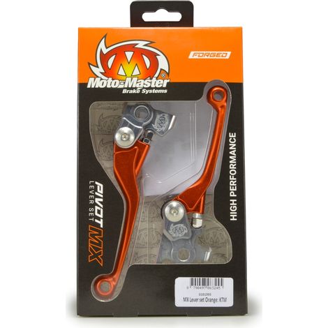 Kit levier d'embrayage et de frein MOTO-MASTER (freins non inclus) forgé KTM/HUSQVARNA/KTM (BREMBO) orange