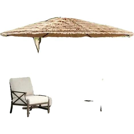 Sombrilla, fácil de limpiar, protección UV, marrón. (1/2)