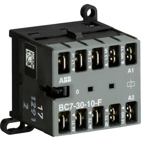 MINI CONTACTEUR 5.5KW-3P+1NO-12VDC-FASTON GJL1313003R0107 ABB H419103