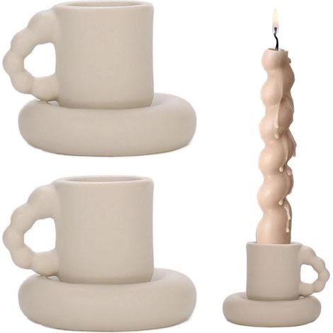 Kerzenständer, 2 Kerzenständer, Vintage-Kerzenständer, Weihnachtskerzenständer für Schlafzimmer, Wohnzimmerdekoration und Tischdekoration (1/5)