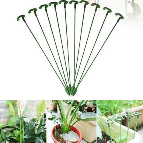 Set mit 50 Pflanzenstützen Stabile Fiberglasstützen Orchideenstützen Anzuchtstützen 27 cm (1/5)
