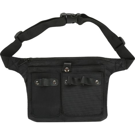 Trousse de coiffure professionnelle avec ceinture porte-ciseaux et peignes, étui à outils pour coiffeur, poche à accessoires de coupe (1/5)