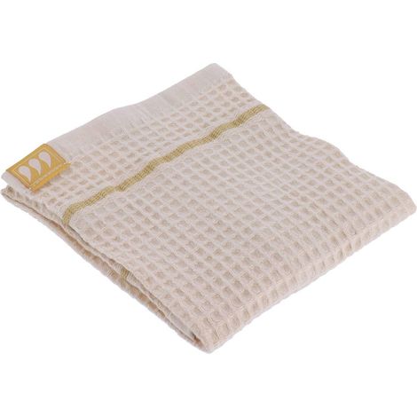 Asciugamano ospite 30x50 cm 100% cotone a nido d ape - beige - Tendance