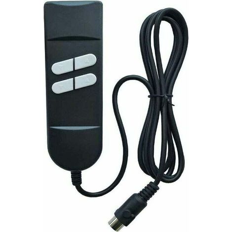 Télécommande pour Fauteuil Relax Électrique - Télécommande pour Fauteuil Releveur avec Contrôle Manuel, 4 Boutons, 5 Broches - Utilisée pour Fauteuils Inclinables à 2 Moteurs, Fauteu (1/4)