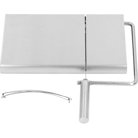 Planche à fromage en acier inoxydable 304, coupe-fromage multifonction avec texture délicate pour cuisine (1/5)