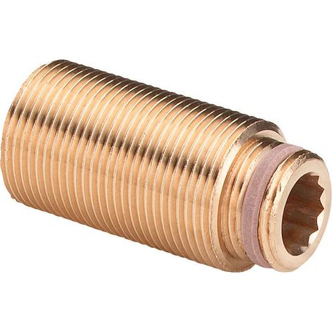 Viega Raxofix Verlängerung, Rp 1/2, G 3/4, L 50 Rotguss Modell 2032.9, 276430 (1/2)