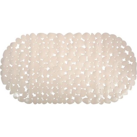 Alfombra de bañera PVC PEBBLE 39x99cm Beige MSV