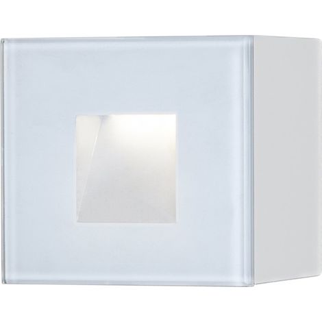Konstsmide Chieri Petit carré lumineux effet extérieur 1,5W LED haute puissance blanc, IP54 (1/3)
