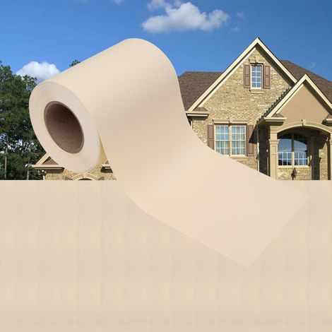 Écran d'intimité de jardin, Brise vue Pour jardin PVC 35x0,19 m Crème GHJ33415 (1/5)