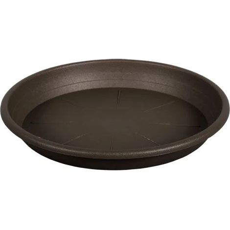Sottovaso rotondo Cilindro D22 cm Bronzo VECA