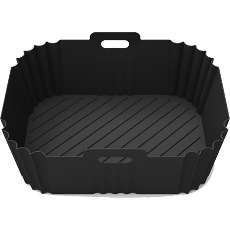 Silikonzubehör für Heißluftfritteusen, multifunktionale Silikonpfanne mit Beschichtung für Heißluftfritteusen///.....