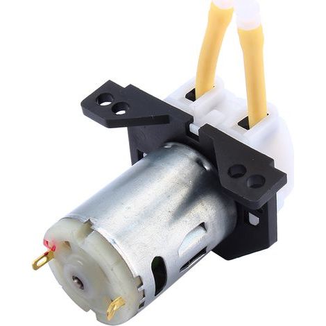 Pompe doseuse péristaltique 12 V 300 mA D2 2 x 4 pour eau chimique de laboratoire – Travail silencieux et performance stable – Idéal pour aquarium, produits chimiques et liquides – Convient pour (1/5)