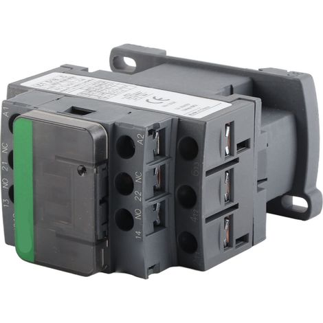 Contacteur électrique AC 18A LC1D18, bobine 48V AC, tension nominale 380V, appareil basse tension pour usage industriel (1/5)