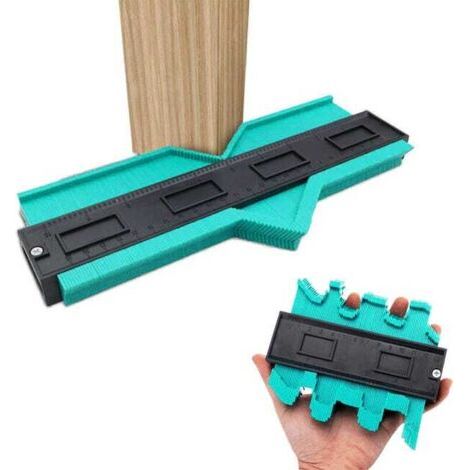 Konturenlehre 250 mm - Verriegelbarer Formkopierer - Zum Ausschneiden unregelmäßiger Konturen aus Vorlagen (1/4)