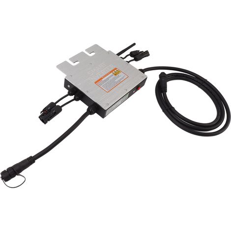 Onduleur solaire miniature raccordé au réseau, contrôle Wi-Fi, large plage de tension, onde sinusoïdale, 700 W CA, 120 V/230 V (1/5)