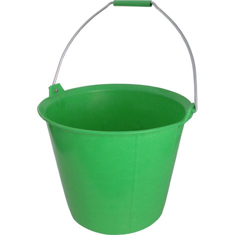 Eimer PRO GRÜN verstärkt mit Nasen 13 Liter Henkel Durchm. 6.3 mm TALIAPLAST - 310133