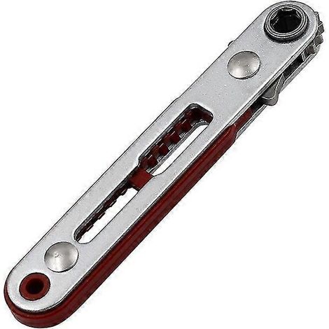 Mini clé à cliquet, embout de tournevis double, outil d'embout, tournevis hexagonal, clé, clé à double entraînement, outils ménagers, embout hexagonal, cliquet (1/5)