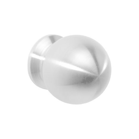 Didheya pomo sferico in acciaio inox opaco 25 mm