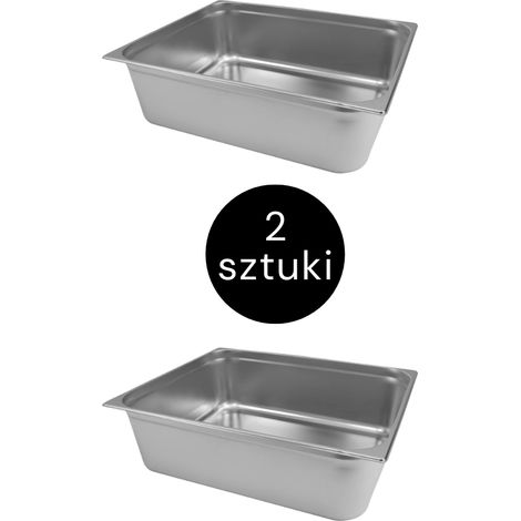 Contenitore GN Mega-M 2/1 650x530x200 (set da 2) N (1/2)
