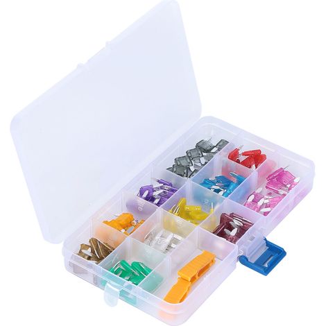 Assortiment de fusibles en alliage de Zinc, Mini lame torpille pour voiture, fournitures industrielles, 110 pièces (1/5)