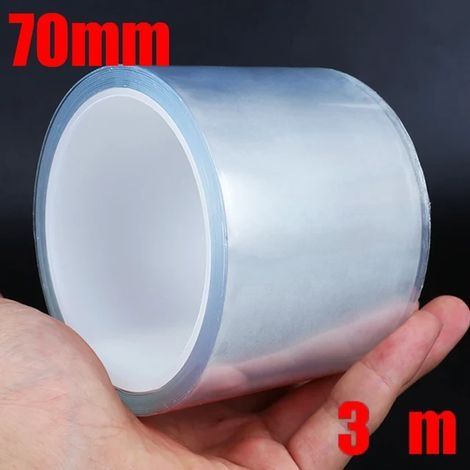 Autocollant Transparent Pour Porte De Voiture Protecteur De Bord De Seuil De Porte Autocollants Anti-Rayures Film De Protection De Voiture Pièces Extérieures Imperméables 7cm X 3m (1/3)