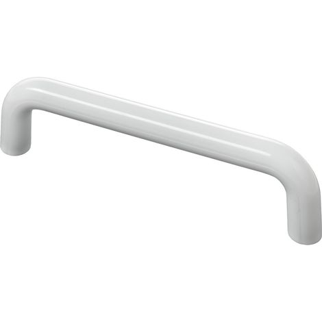 Hettich Möbelgriff Kunststoff weiß 10,0 x 105,0 x 28,0 mm - 1 Stück Möbelgriff