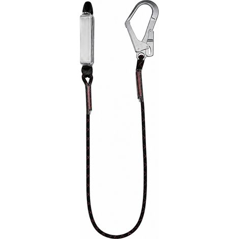 Eslinga fija ø10,5 long 2m con absorbedor + gancho aa022 (ø50mm)