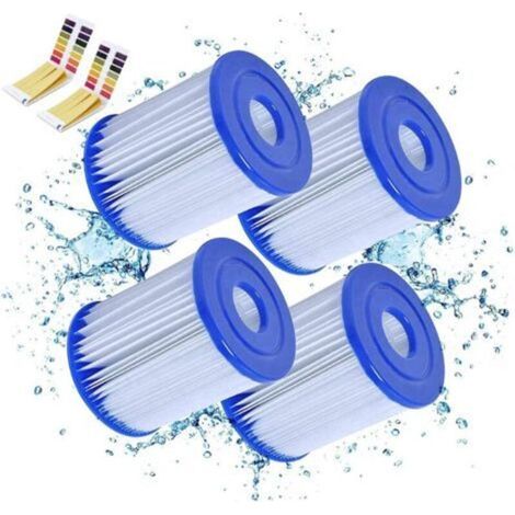 Cartouches filtrantes for Bestway de Taille I pour piscines for Bestway Pompe de Piscine, Filtre De Piscine Gonflable, Installation Facile (4 PCS) (1/5)
