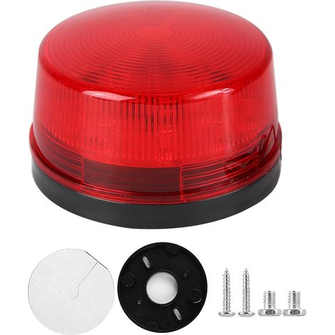 Segnale di emergenza stroboscopico ad alta luminosità per la sicurezza stradale con 15 LED lampeggianti (24V).