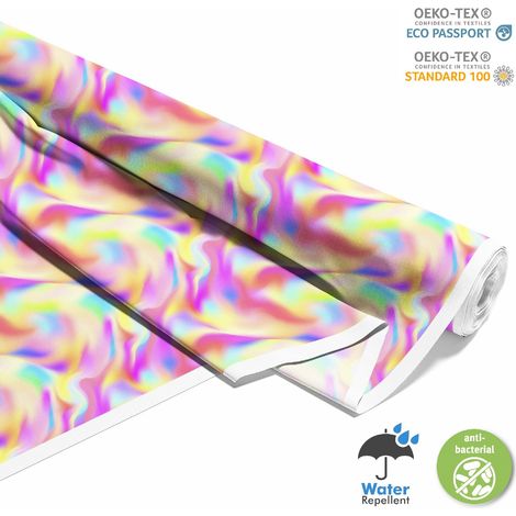 Outdoor-Dekostoffe Oxford - Motiv Holographische Abstraktion (1/5)