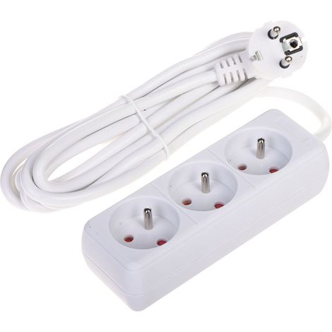 Multiprise PR-3M-3G/W (3 prises) 2,8 m