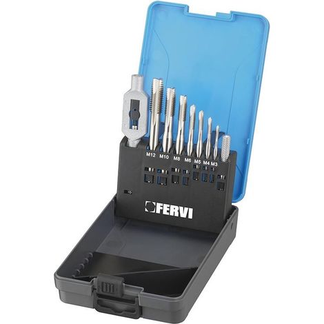 GEWINDEBOHRER SATZ HSS GEWINDESCHNEIDER SET M3-M12 WINDEISEN FERVI M312/P