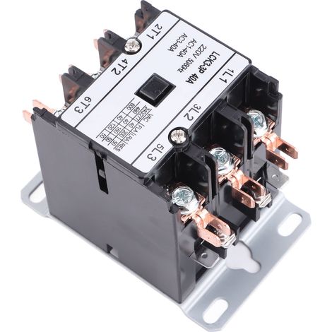 Contacteur de climatisation 40A 3 pôles 220V pour commande de puissance CVC (1/5)