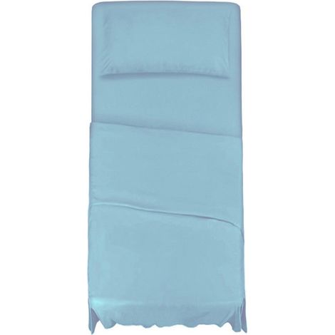 KLULK Set Lenzuola Completo Letto Singolo Cielo, Lenzuolo Sotto Con Angoli + Lenzuolo Sopra + Federa 100% Cotone (1/5)