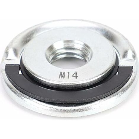 Vtizikl Écrous meuleuse d'angle écrous de verrouillage accessoire de meuleuse d'angle outil de serrage utilitaire rapide M14 14mm adapté (1/4)