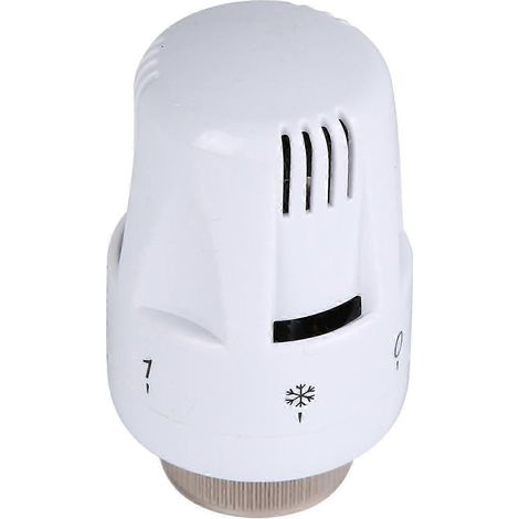 Robinet thermostatique droit pour radiateur à eau chaude, vanne de régulation en laiton, contrôleur de température, modèle standard, pour système de chauffage central (1/5)