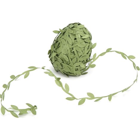 Texture de rotin simulé réaliste de 40 mètres, parfaite pour la décoration intérieure, les fêtes, les mariages et la confection de couronnes. (1/5)