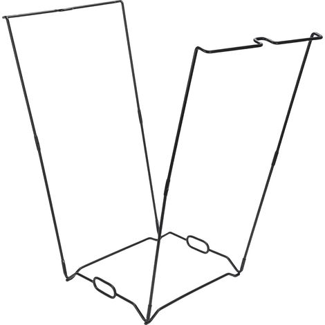 Support de sac poubelle pliable en acier inoxydable, 13 gallons, cadre porte-poubelle pour Camping en plein air, fête sur pelouse (1/5)