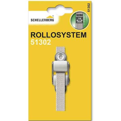 Guía Cinta Standard Mini SCHELLENBERG 20x55x13mm Blanco