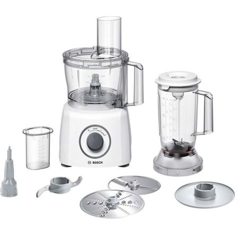 Bosch – Robot multifonction 800 W – 2 vitesses + pulse – Bol mélangeur 2,3 L – Bol mixeur 1 L – Accessoires inclus - MultiTalent3 (1/5)