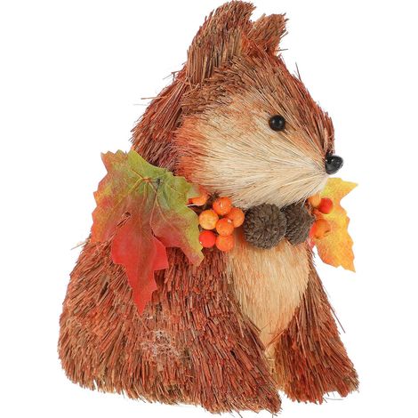 Miniature Brown Wooden Animal Figurine, Decorative Ornament for Office, Living Room Decoration, Handcrafted and Adorable Artwork for Christmas (1/5)