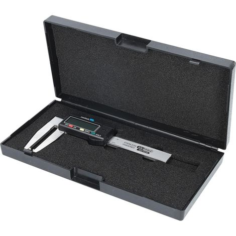 Ks Tools – Pied à coulisse numérique 0-60mm – Affichage LCD – Précision +/- 0,03mm – Pour disques de frein PKW – Étui de protection inclus - D263522