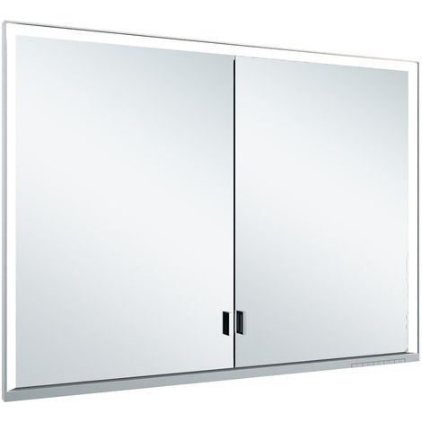 KEUCO Royal Lumos Spiegelschrank Wandeinbau 2-türig, lange Tür,