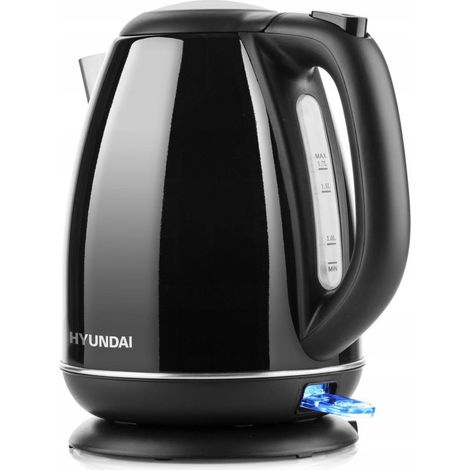 Bouilloire électrique Hyundai VK302B noir 1 7 litre acier inoxydable (1/3)