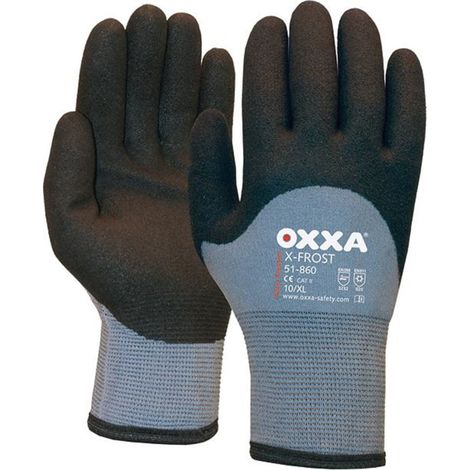 OXXA Handschuh X-Frost, Gr. 10, grau-schwarz 12 Stk (1/5)