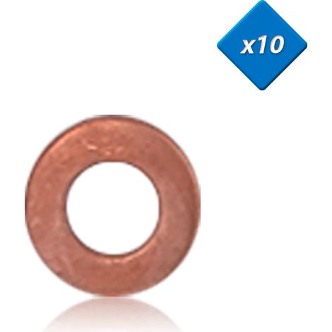 Joint cuivre injecteur, 7 x 13,7 - x10 - OE:1715204 - 3RG
